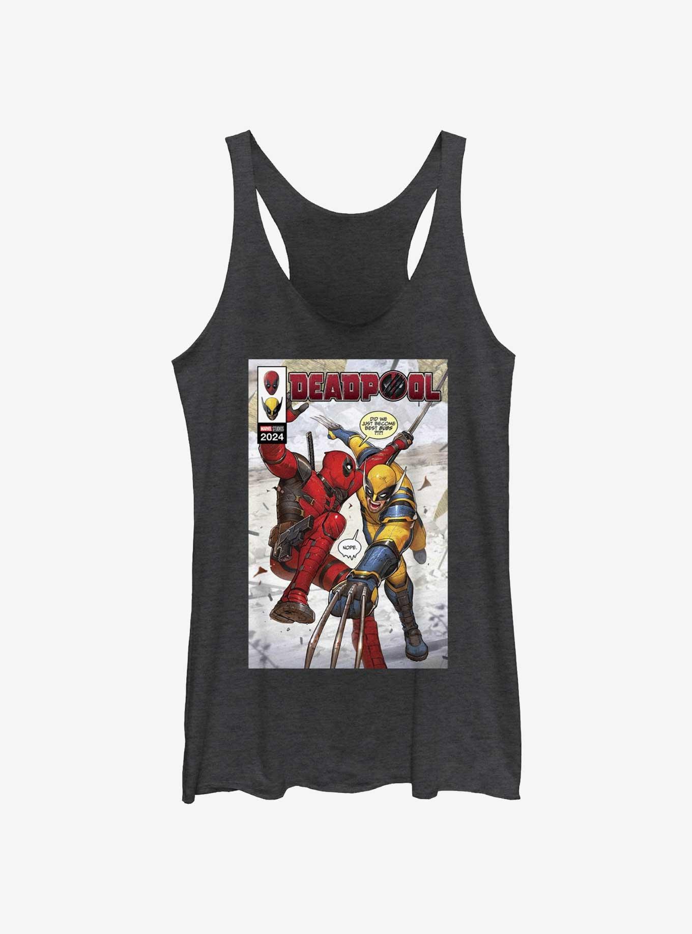 Marvel Deadpool & Wolverine Best Friends Comic Girls Tank