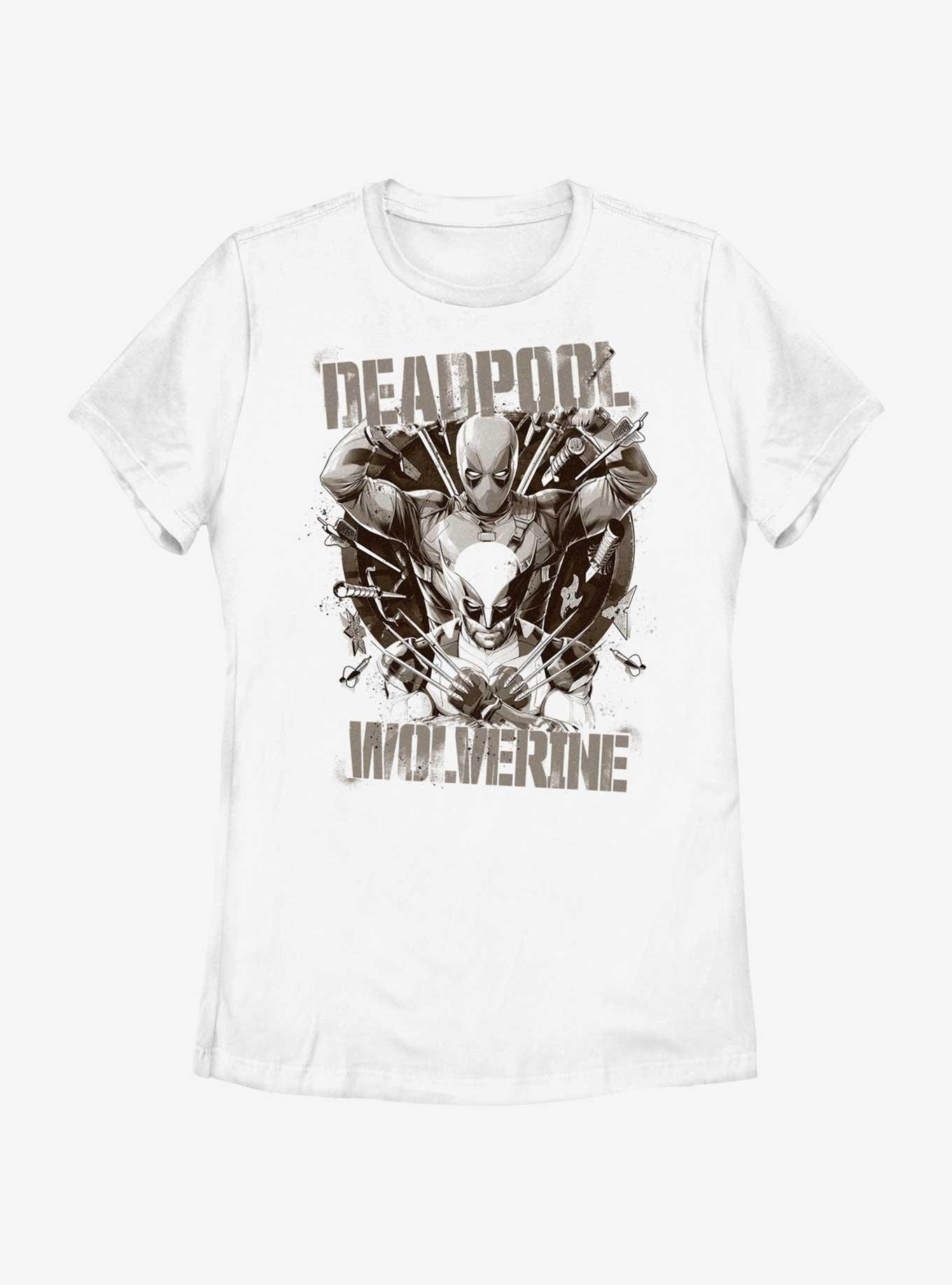 Marvel Deadpool & Wolverine Target Buddies Womens T-Shirt, , hi-res