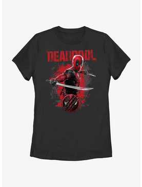 Marvel Deadpool & Wolverine Paint Dump Deadpool Womens T-Shirt, , hi-res