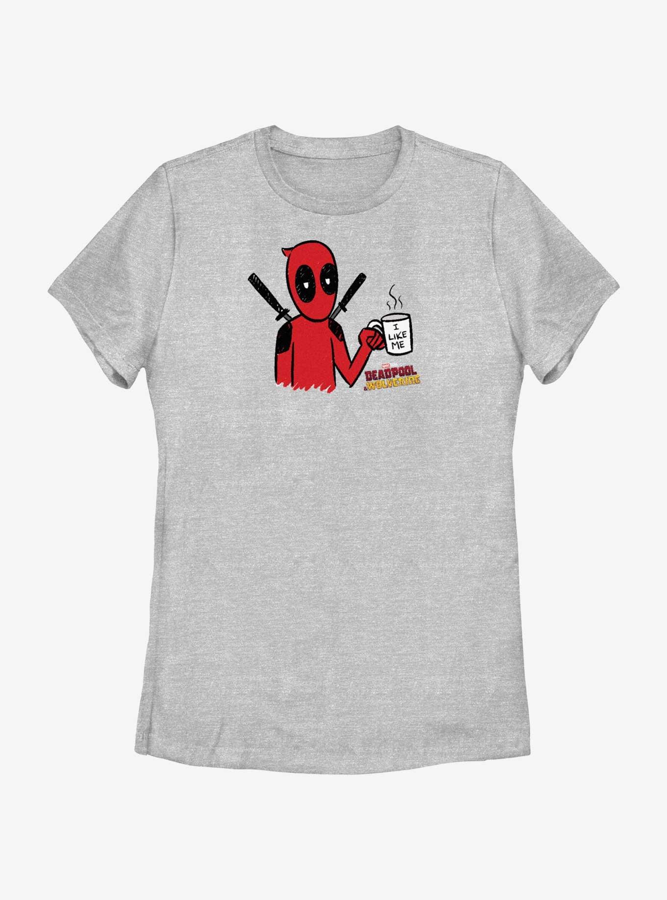 Marvel Deadpool & Wolverine I Like Me Womens T-Shirt, ATH HTR, hi-res