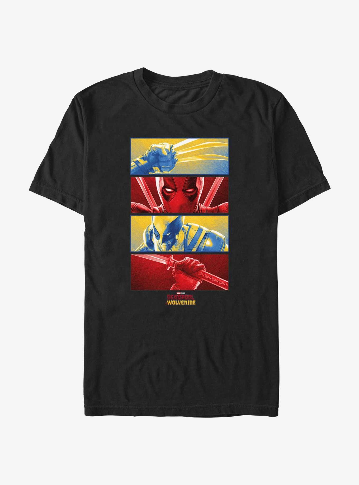 Marvel Deadpool & Wolverine Panel Of Bubs T-Shirt, , hi-res