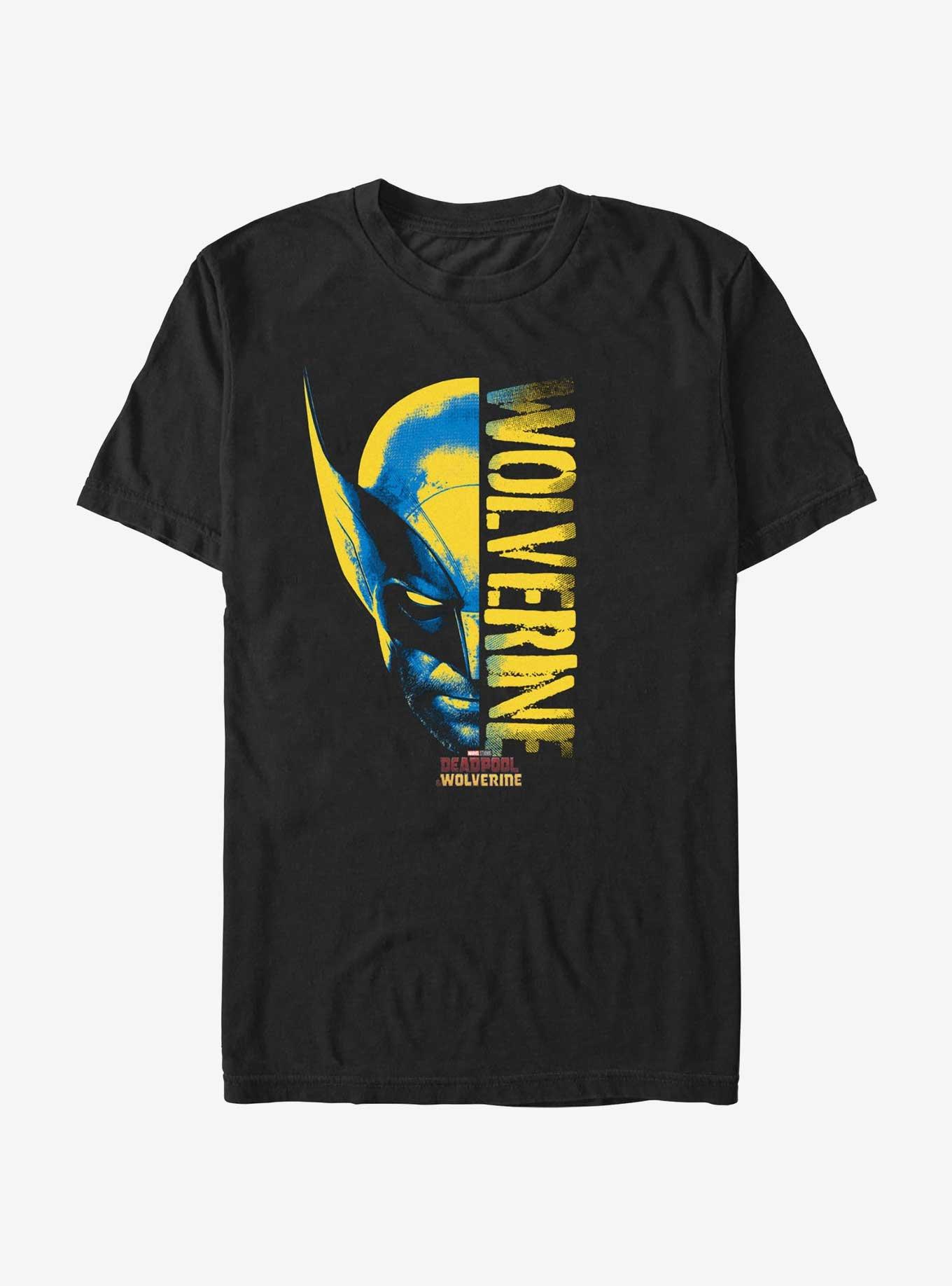 Marvel Deadpool & Wolverine Head Split Wolverine T-Shirt, , hi-res