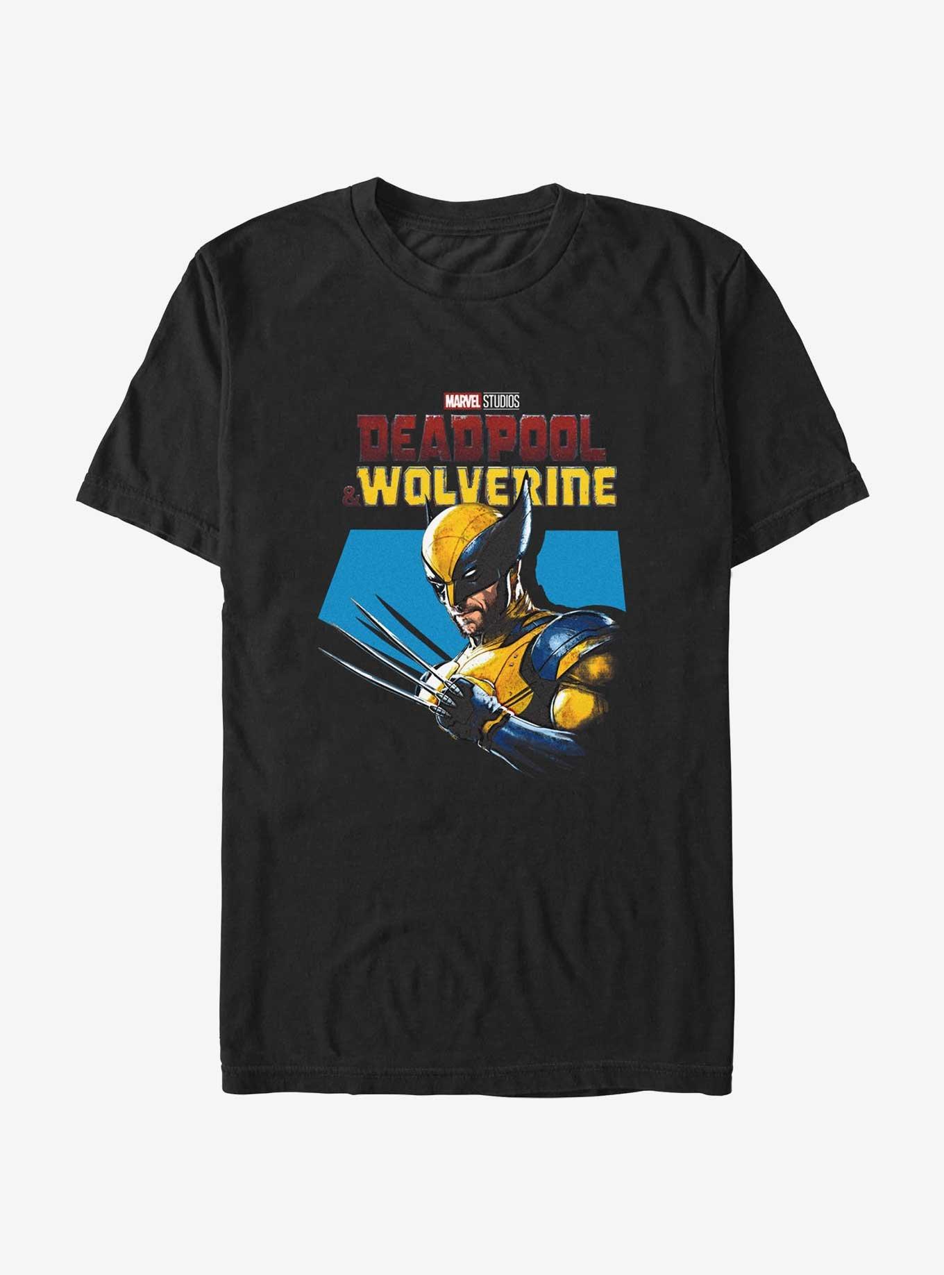 Marvel Deadpool & Wolverine Spotlight Wolverine T-Shirt, BLACK, hi-res