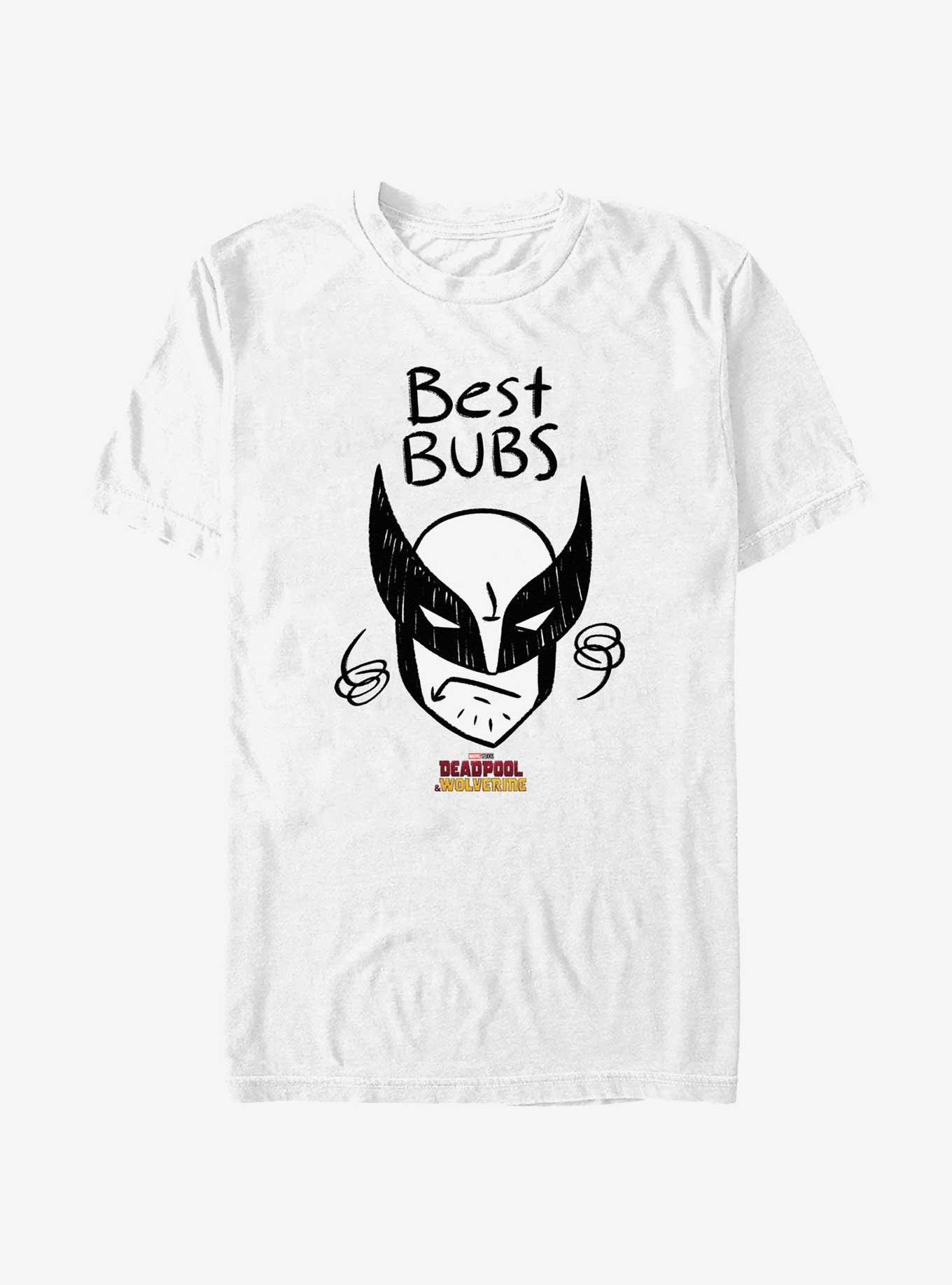 Marvel Deadpool & Wolverine Best Bubs Wolverine T-Shirt, WHITE, hi-res