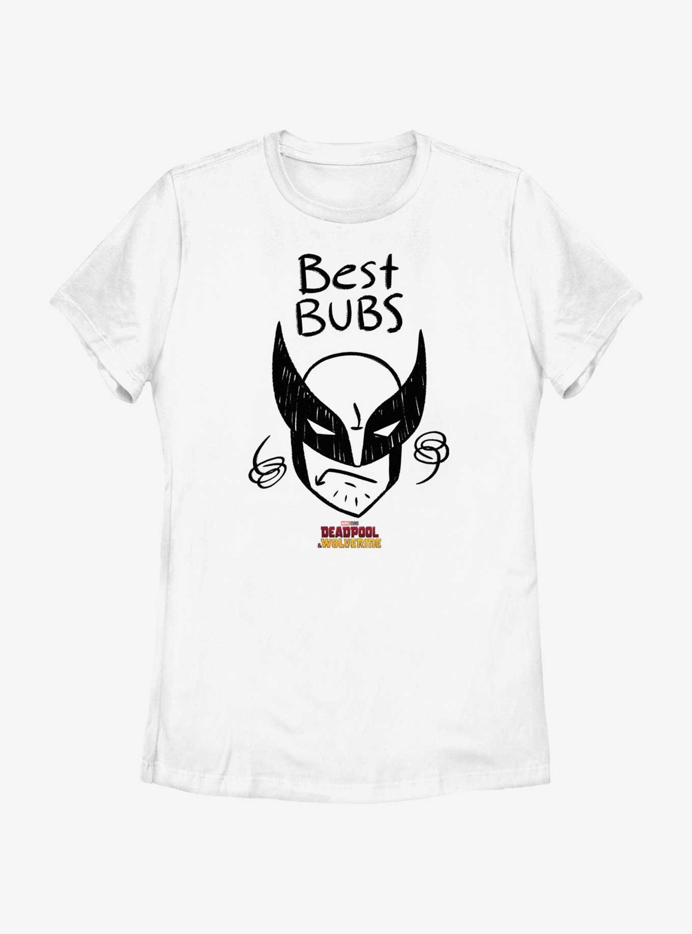 Marvel Deadpool & Wolverine Best Bubs Wolverine Womens T-Shirt, WHITE, hi-res