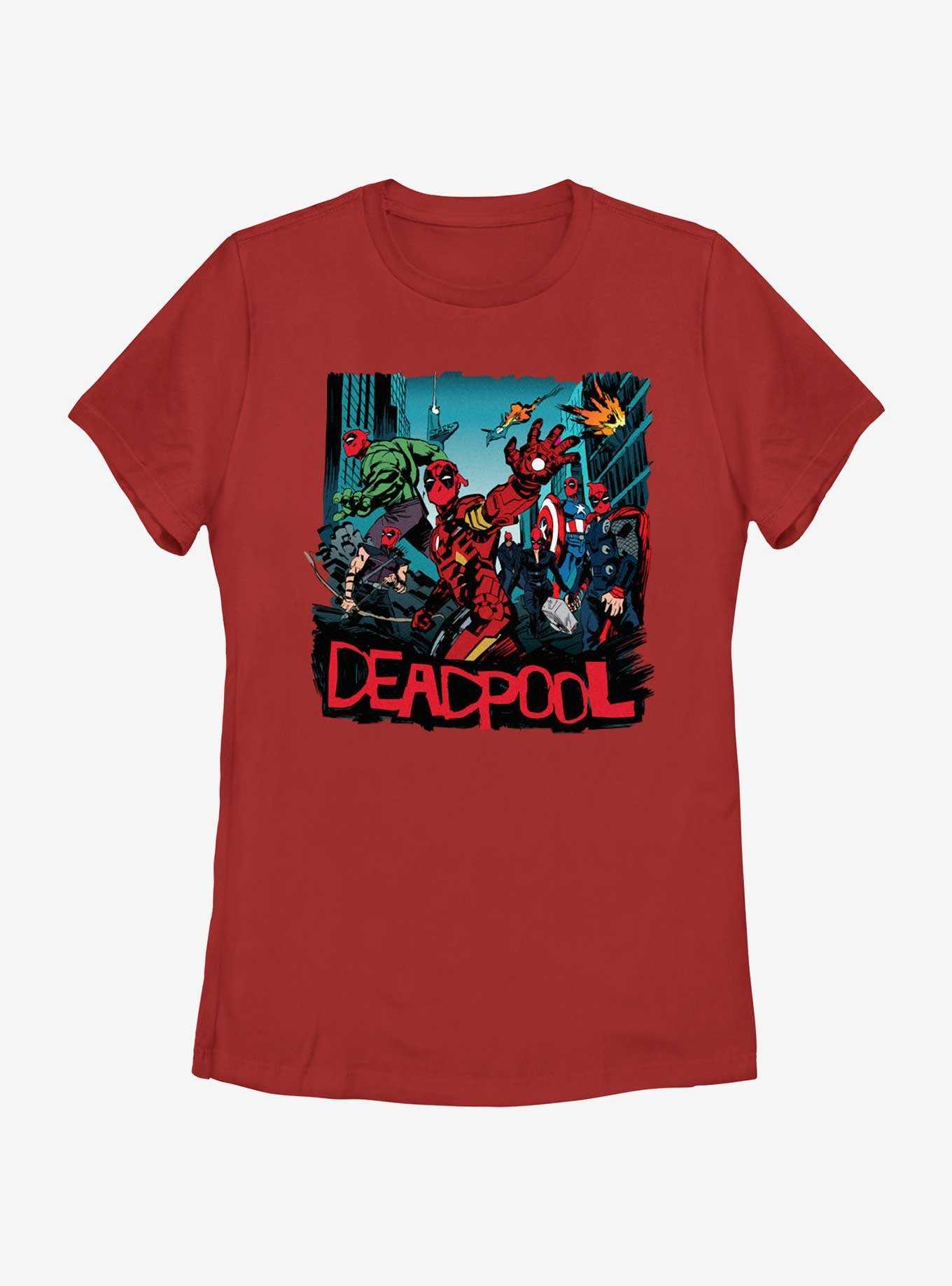Marvel Deadpool & Wolverine Deadpool Avengers Womens T-Shirt, , hi-res