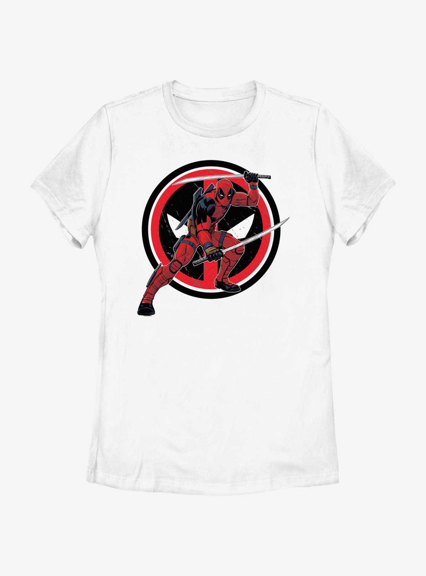 Marvel Deadpool & Wolverine Ready To Fight Womens T-Shirt, WHITE, hi-res