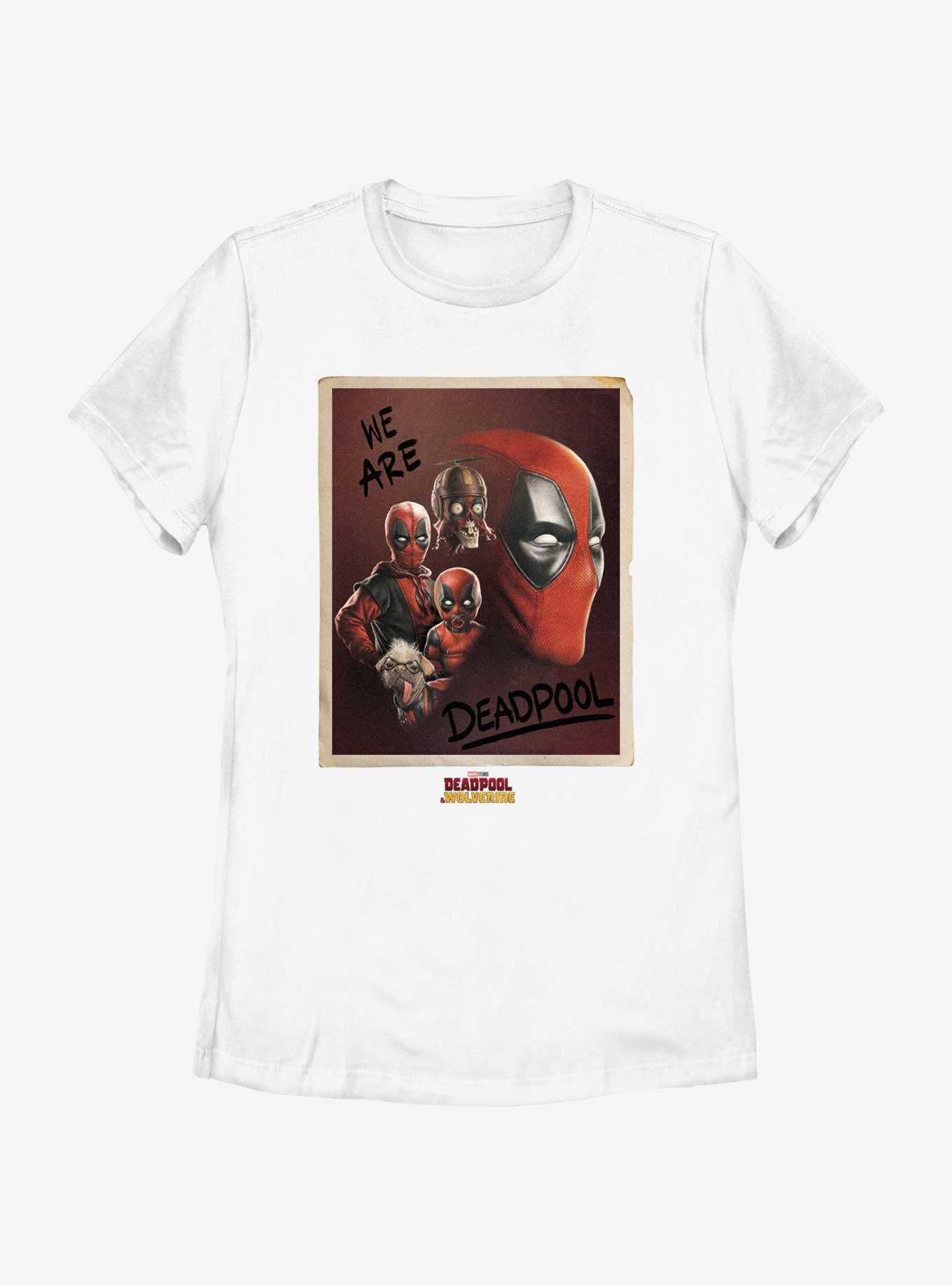Marvel Deadpool & Wolverine We Are Deadpool Portrait Womens T-Shirt, , hi-res