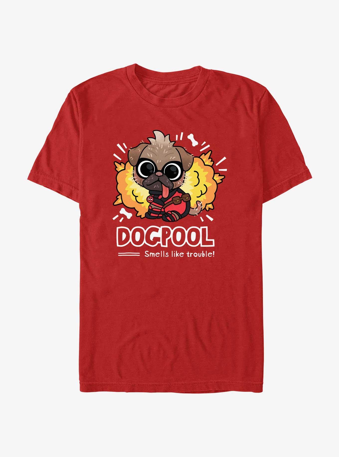 Marvel Deadpool & Wolverine Cute Dogpool T-Shirt, RED, hi-res