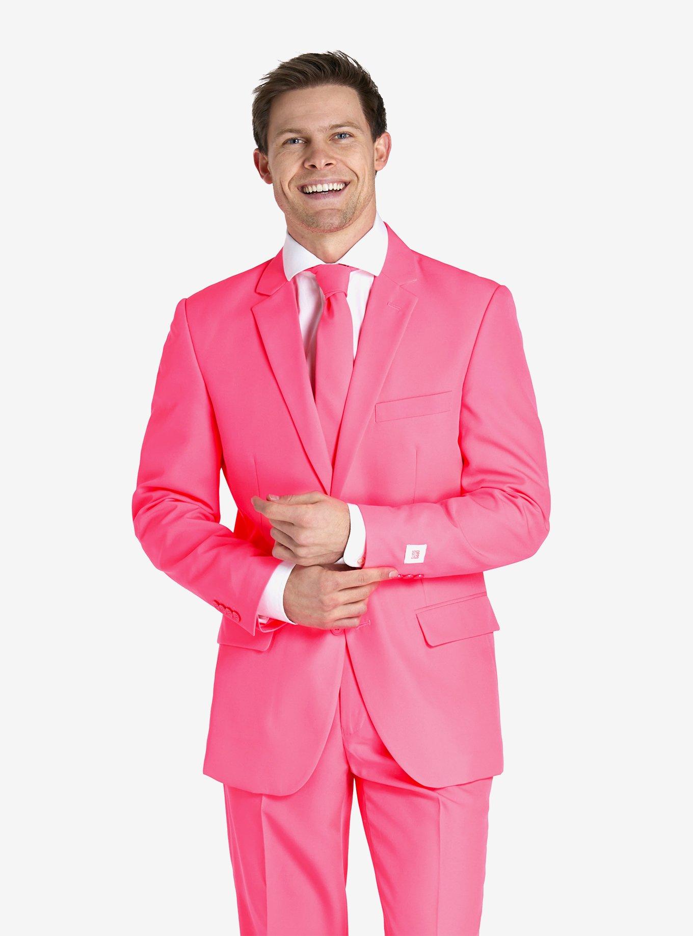 Neon Pink Power Suit | Hot Topic