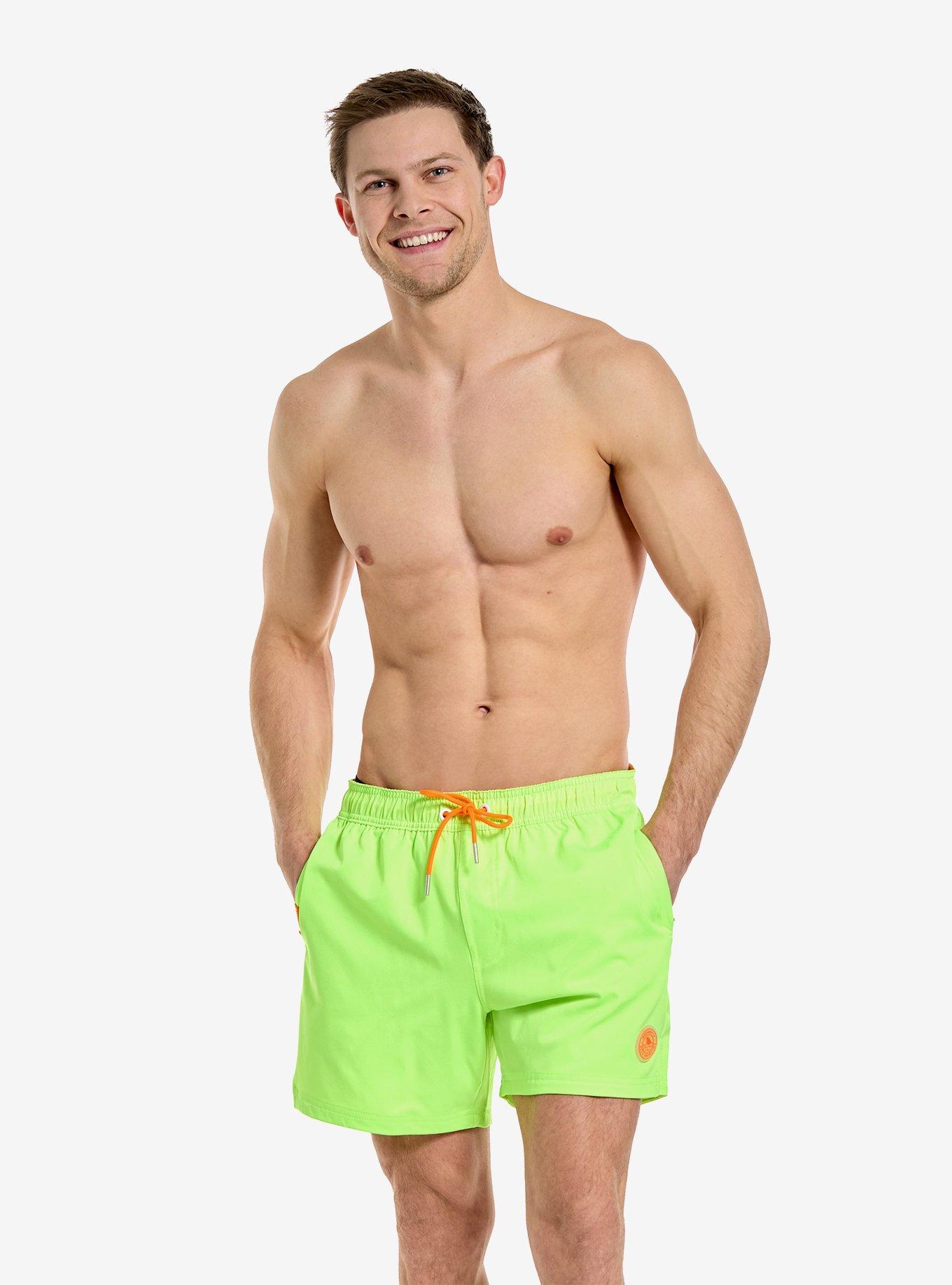 Neon Lucky Lime Shorts, , hi-res
