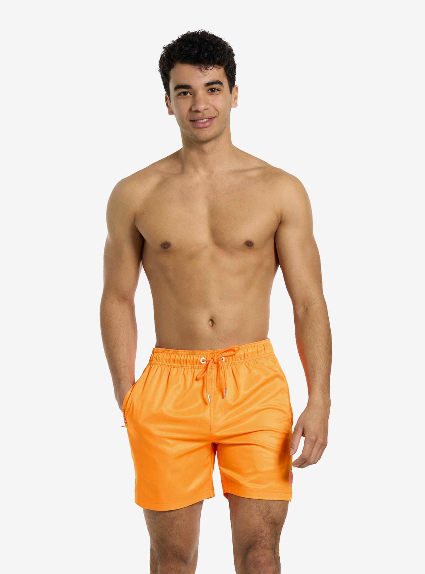 Neon Vivid Orange Shorts | Hot Topic