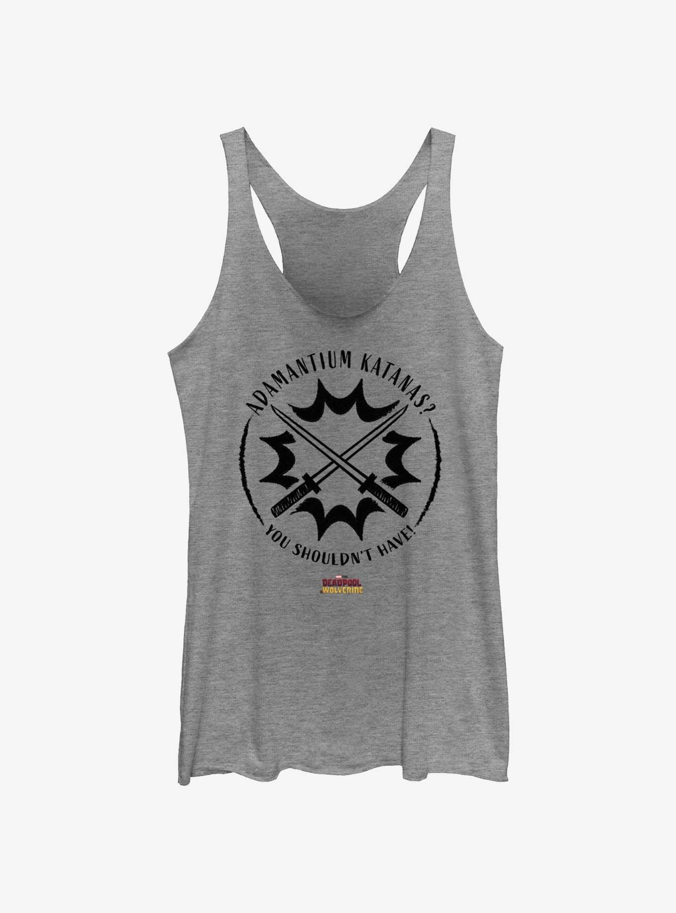 Marvel Deadpool & Wolverine Adamantium Katanas Womens Tank Top, , hi-res