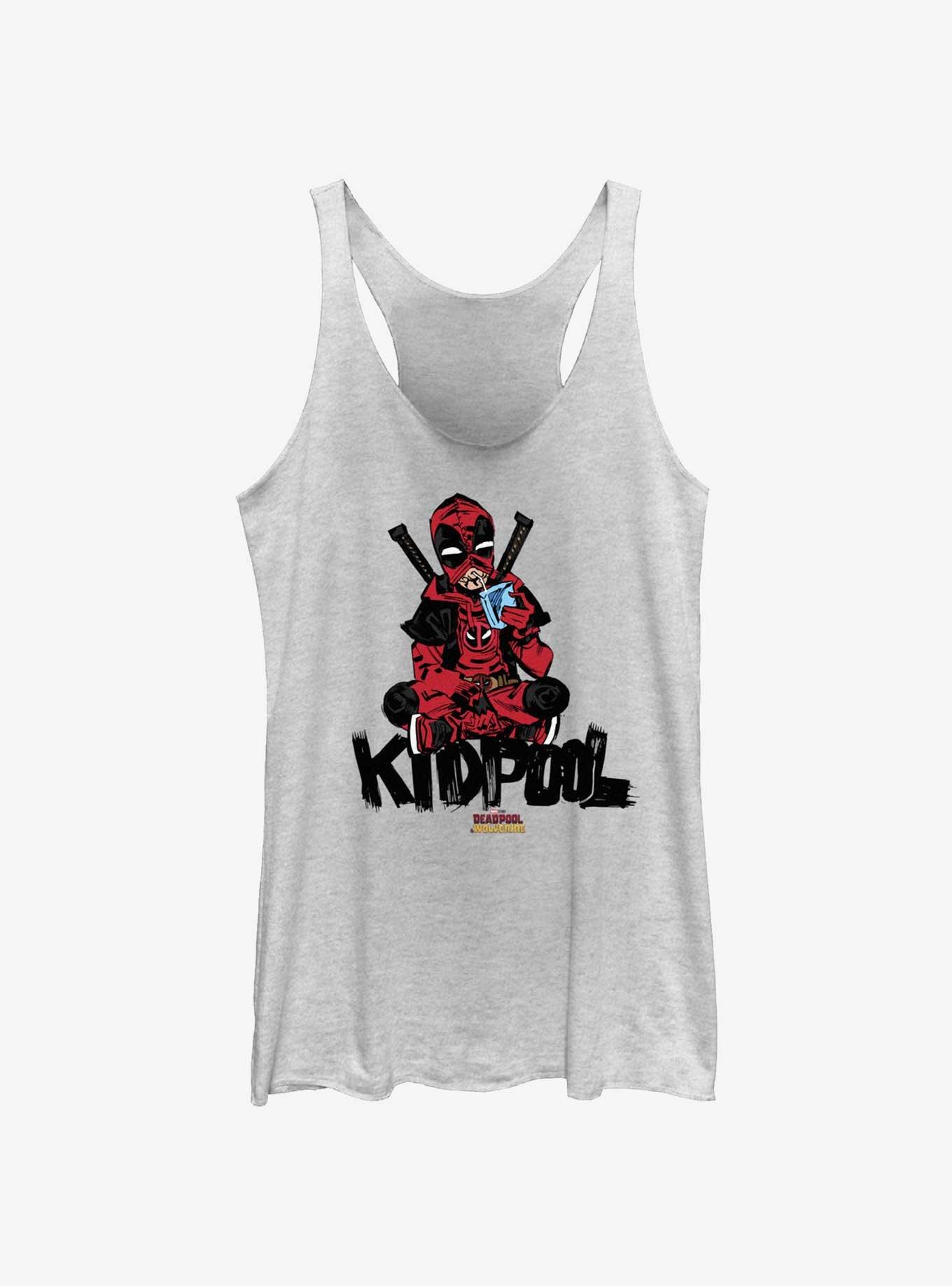 Marvel Deadpool & Wolverine Kidpool Sitting Womens Tank Top, , hi-res