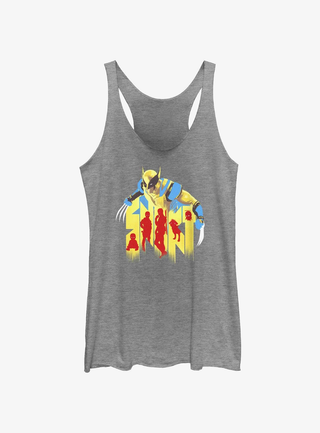 Marvel Deadpool & Wolverine Snikt Claws Out Multipool Womens Tank Top, , hi-res