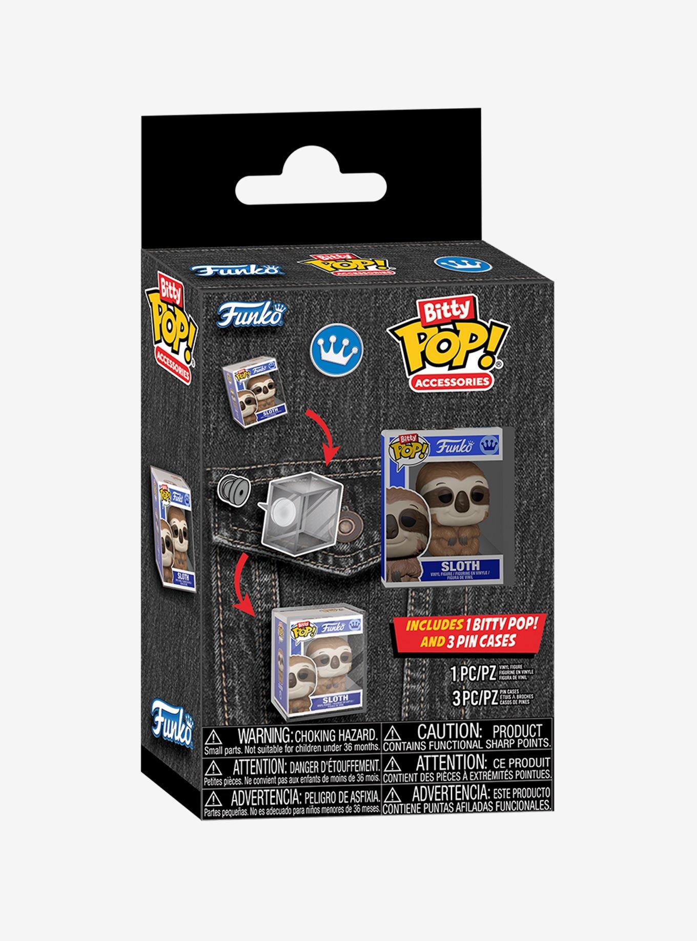 Funko Bitty Pop! Accessories Sloth Mini Figure and Pin Case Set, , hi-res