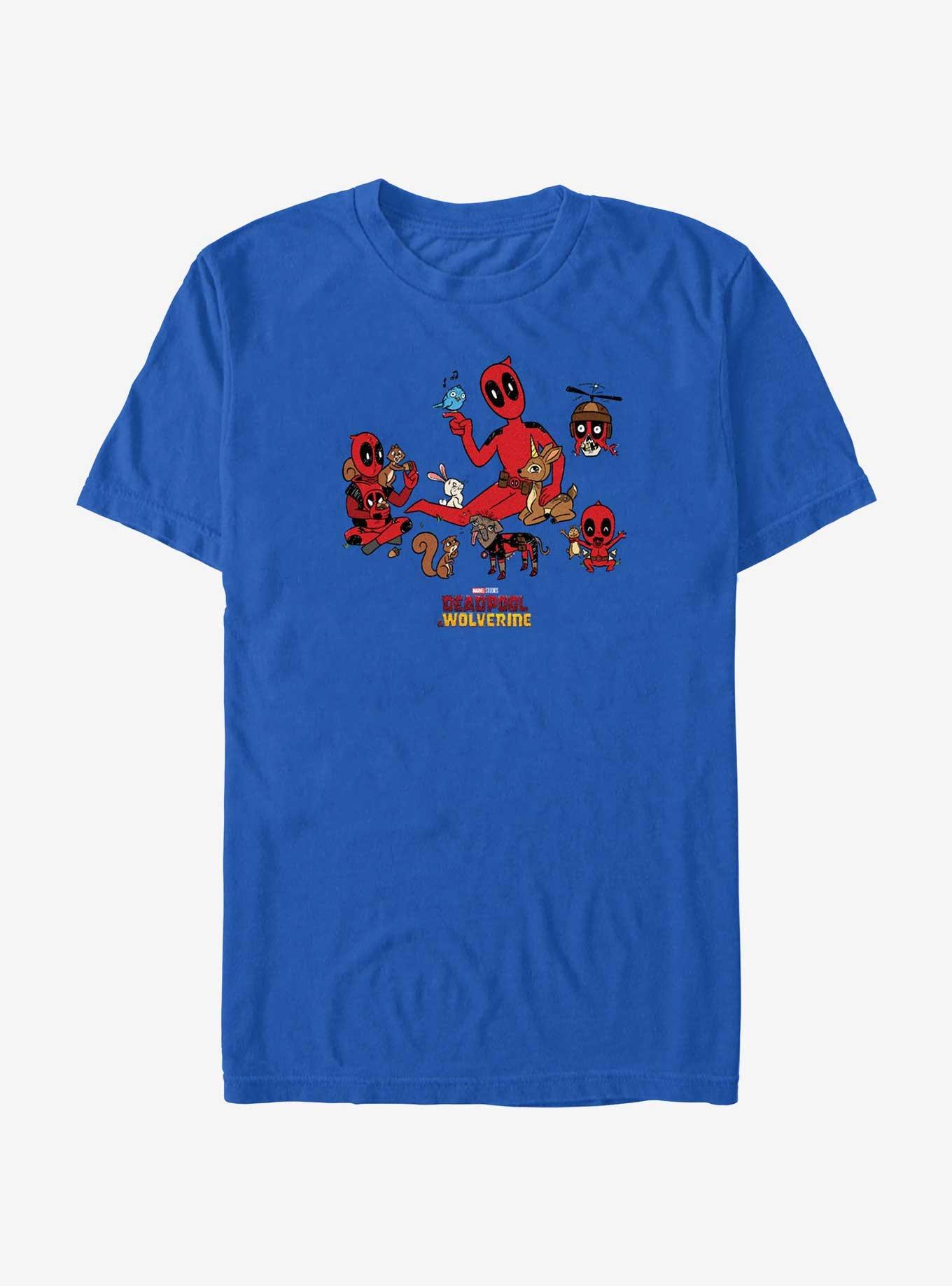 Marvel Deadpool & Wolverine Friend To All T-Shirt, ROYAL, hi-res