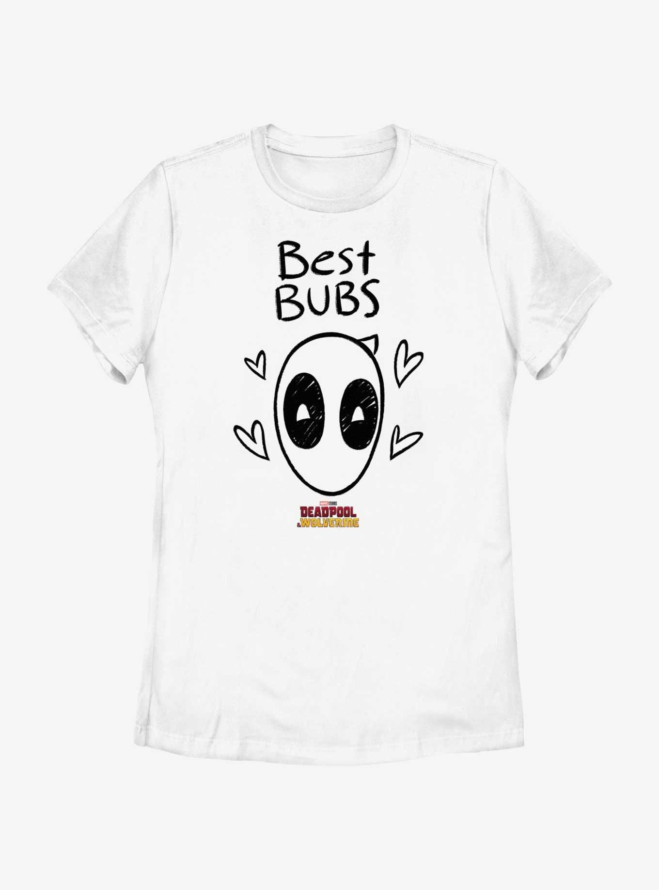 Marvel Deadpool & Wolverine Best Bubs Deadpool Womens T-Shirt, WHITE, hi-res
