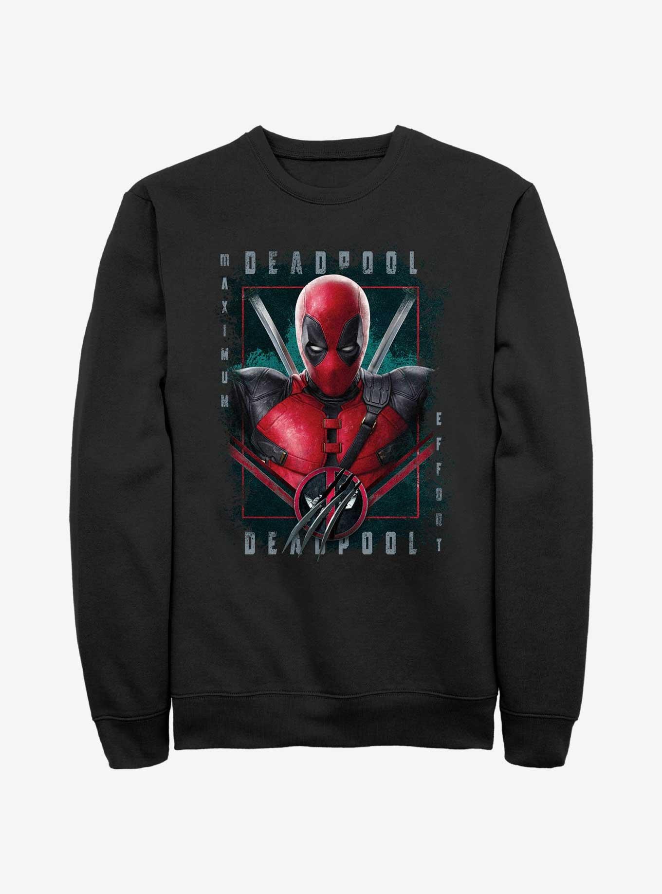 Marvel Deadpool & Wolverine Pool Port Sweatshirt Her Universe Web Exclusive, BLACK, hi-res