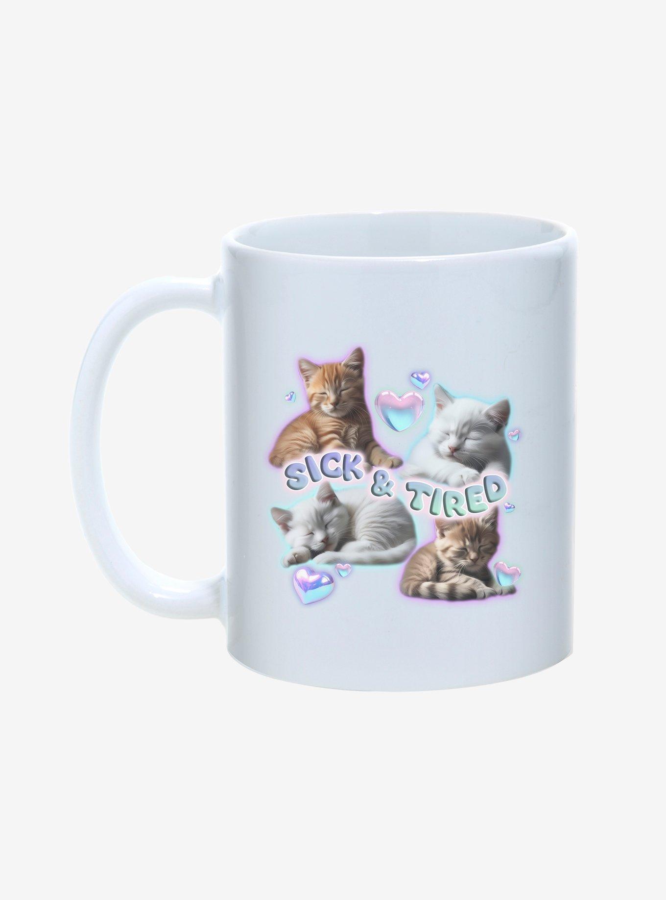 Sick And Tired Kittens 11OZ Mug, , hi-res
