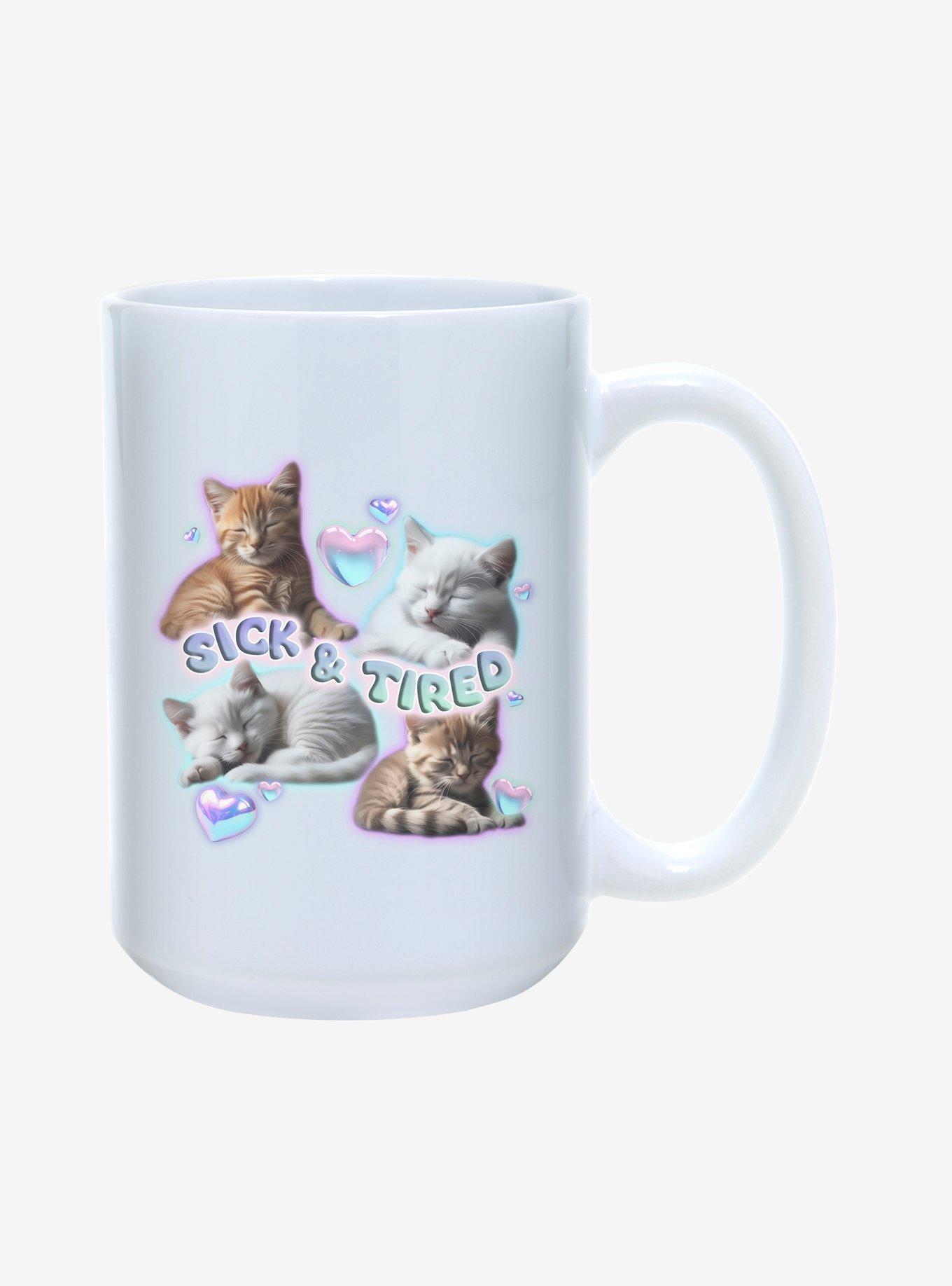 Sick And Tired Kittens 15OZ Mug, , hi-res