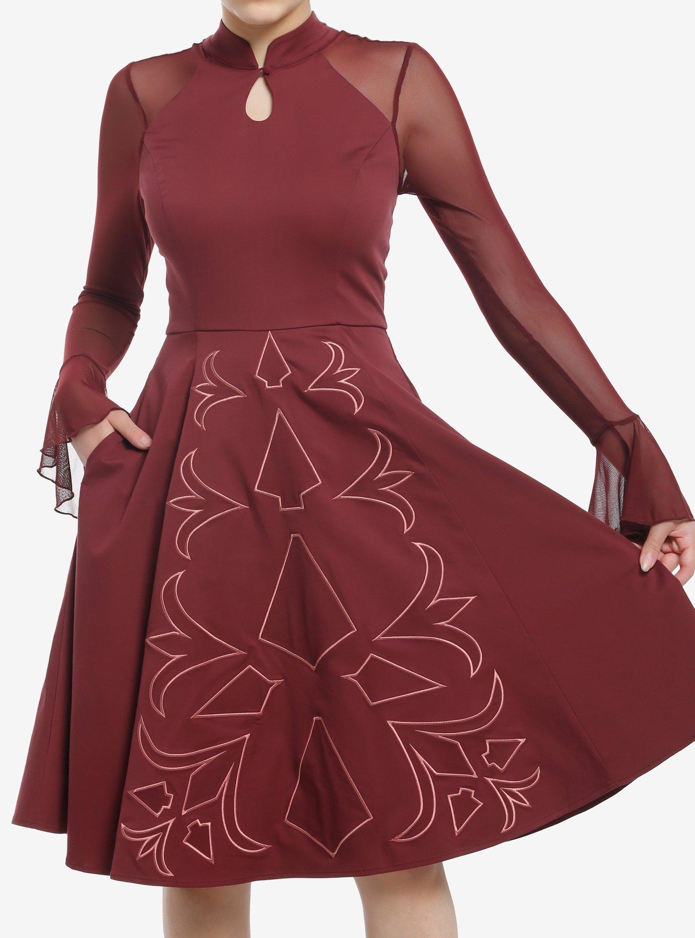 star wars inspired formal dress Althea Plus Size Square Neck Satin Semi-Formal Dress– Hello Curve main image 0