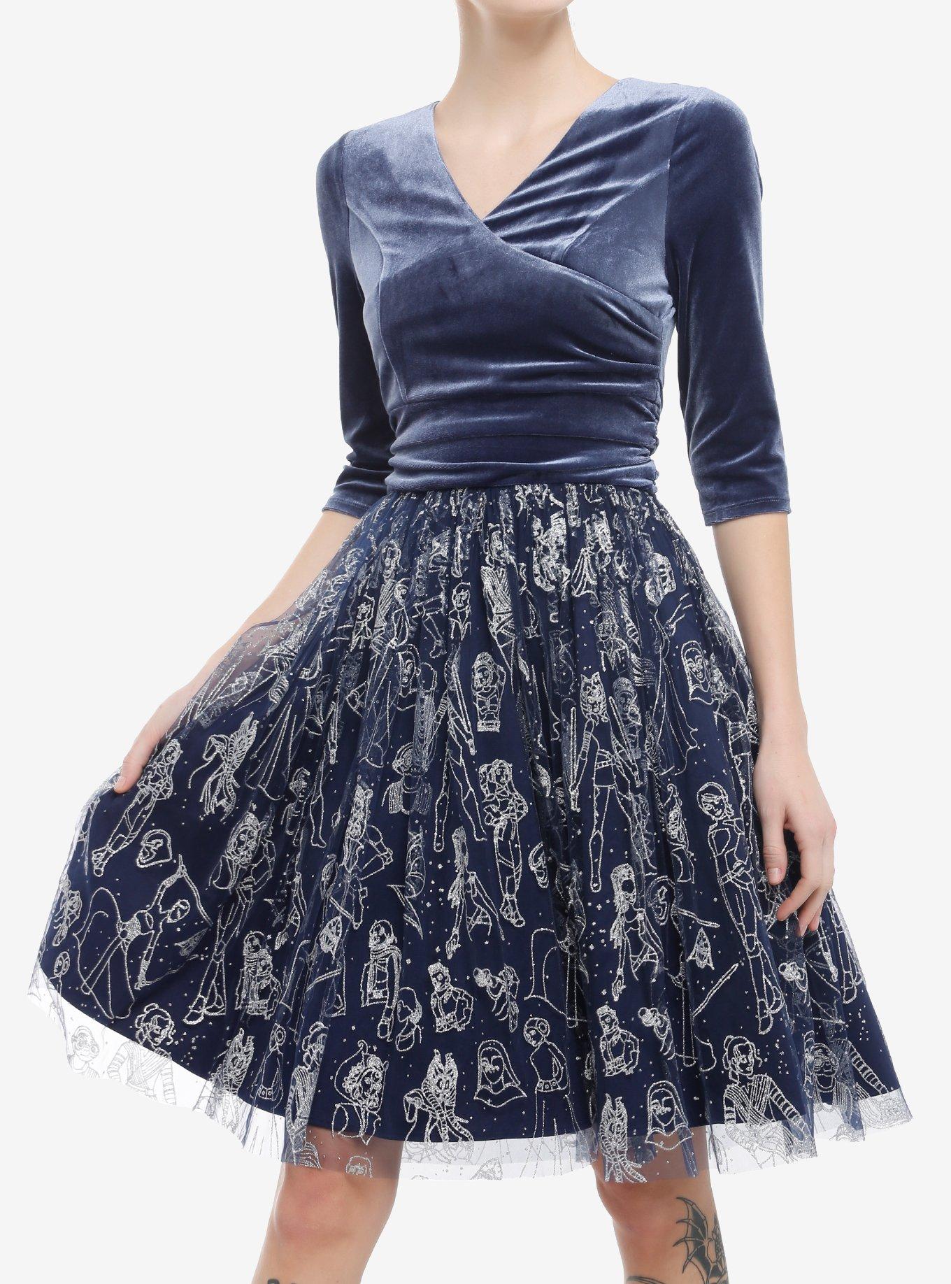 Her Universe Star Wars Women Of Star Wars Constellation Retro Dress Her Universe Exclusive 