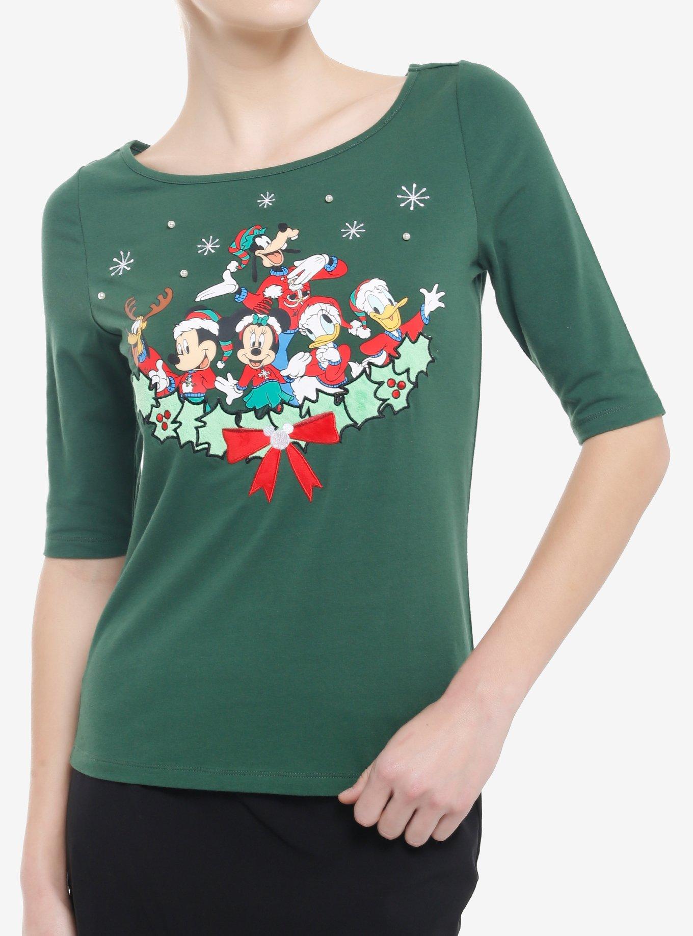 Her Universe Disney Mickey Mouse And Friends Holiday Retro Top Her Universe Exclusive, , hi-res