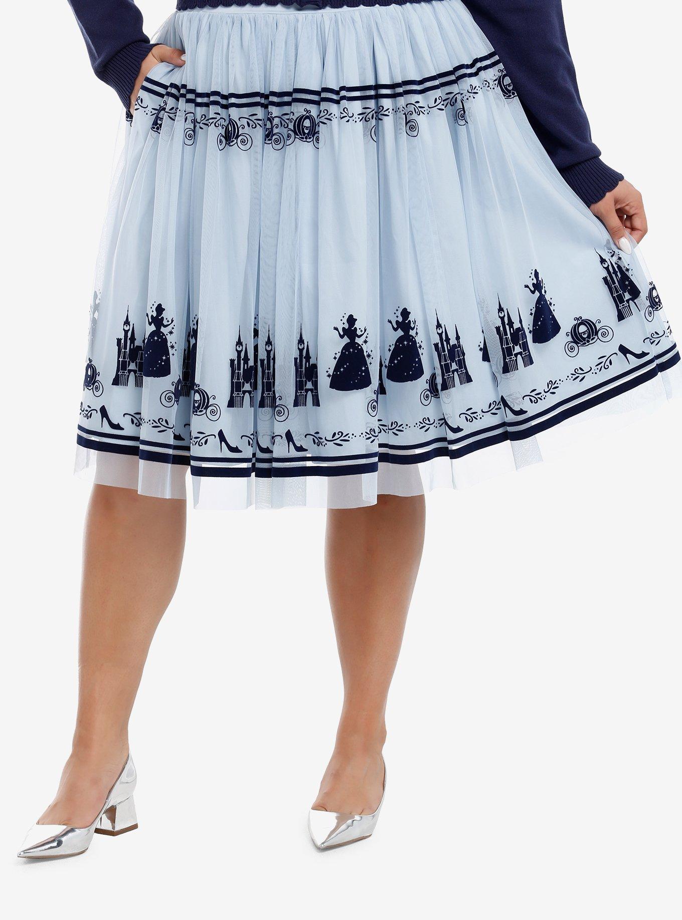 Her Universe Disney Cinderella Tulle Retro Skirt Plus Size Her Universe Exclusive, , hi-res