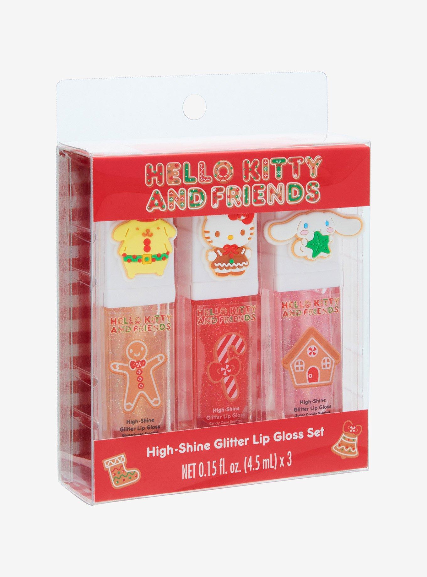 Hello Kitty And Friends Holiday Glitter Lip Gloss Set, , hi-res