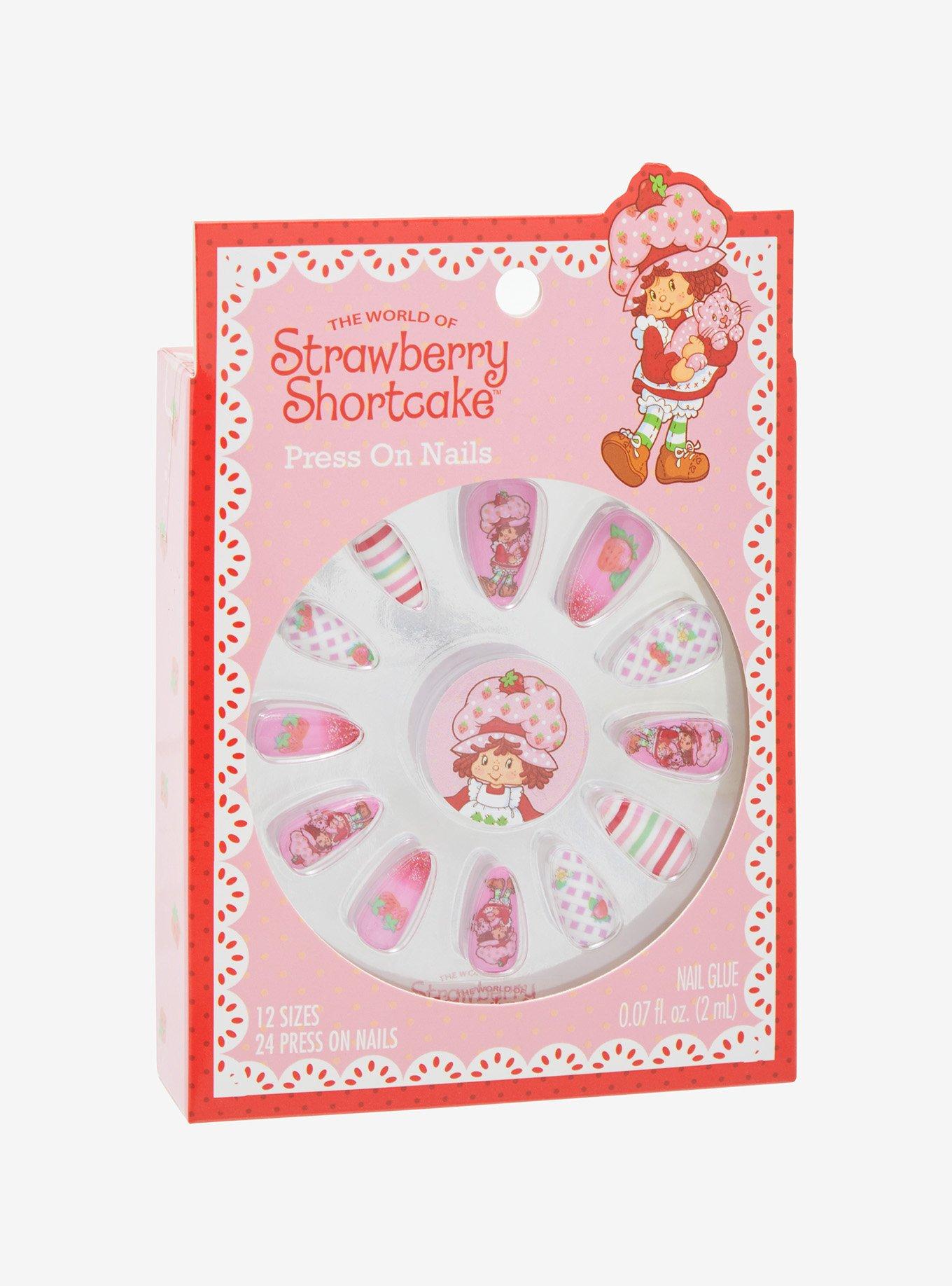 Strawberry Shortcake Faux Nail Set, , hi-res