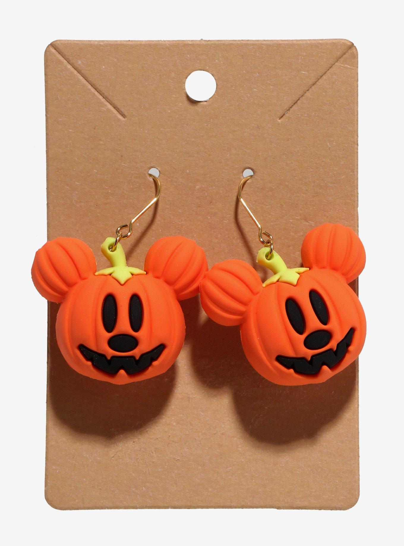 Disney Mickey Mouse Pumpkin 3D Figural Earrings — BoxLunch Exclusive