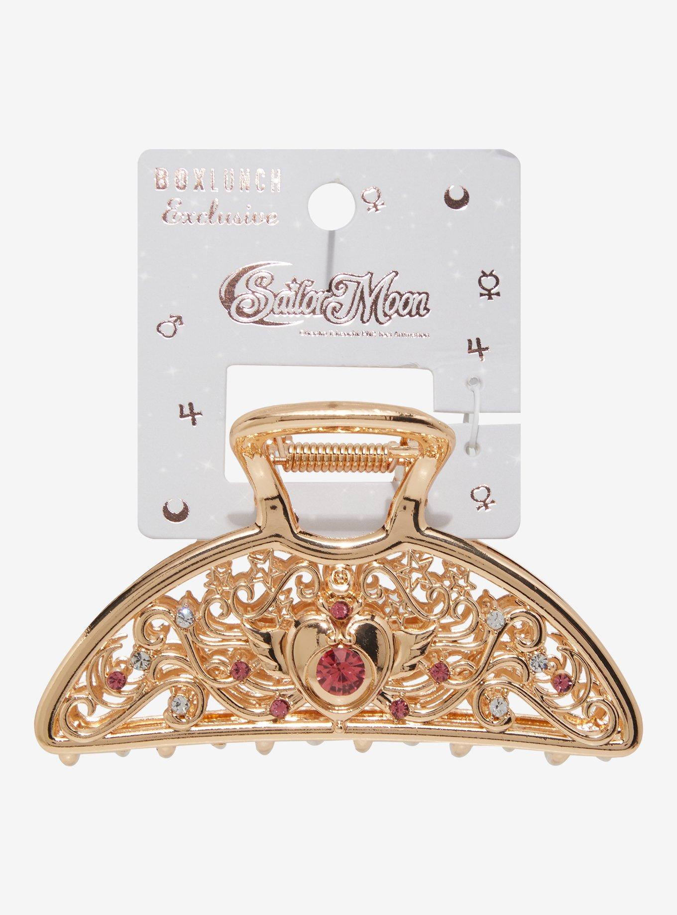 Sailor Moon Ornate Rhinestone Claw Clip — BoxLunch Exclusive, , hi-res