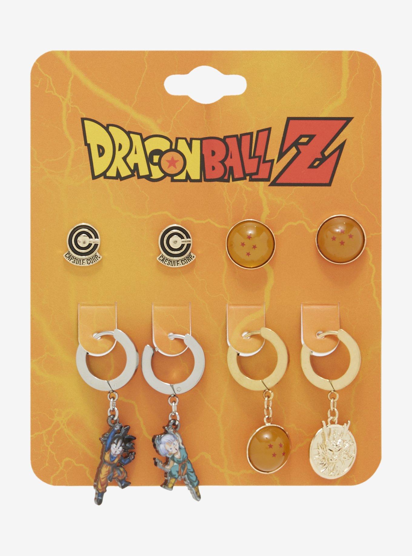 Dragon Ball Z Icons Earring Set - BoxLunch Exclusive, , hi-res