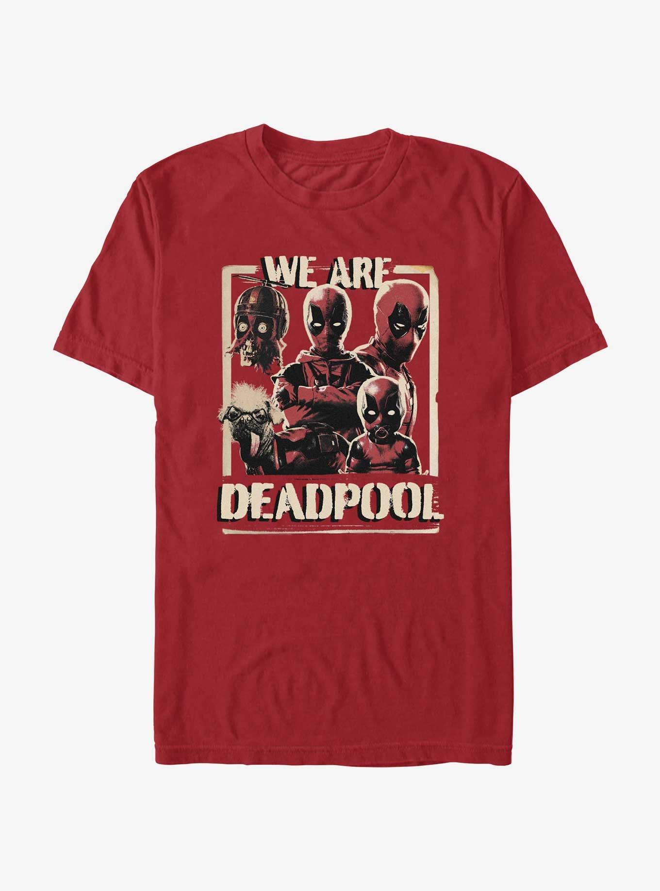 Marvel Deadpool & Wolverine We Are Deadpool T-Shirt, CARDINAL, hi-res