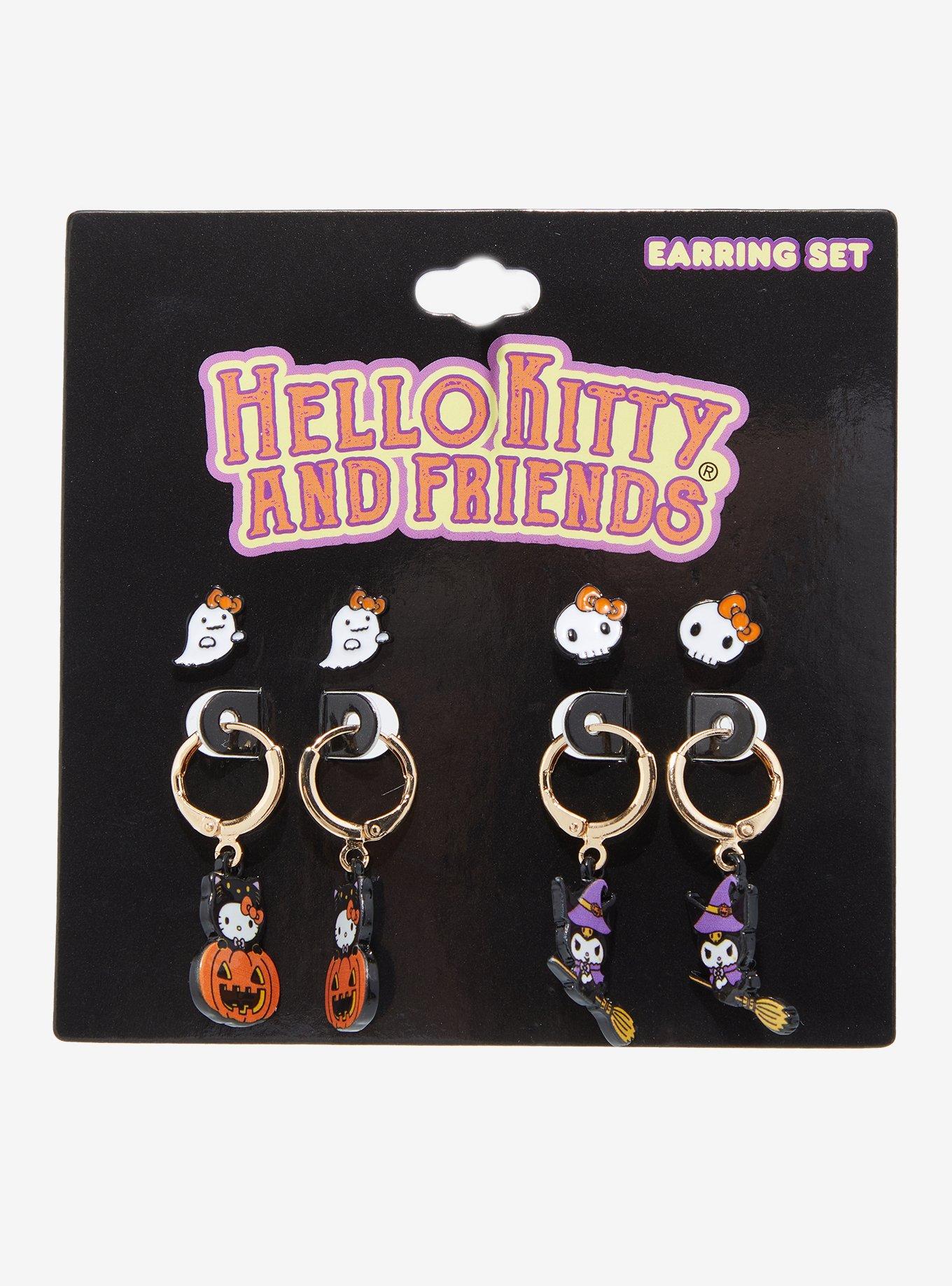 Hello Kitty Kuromi Halloween Earring Set