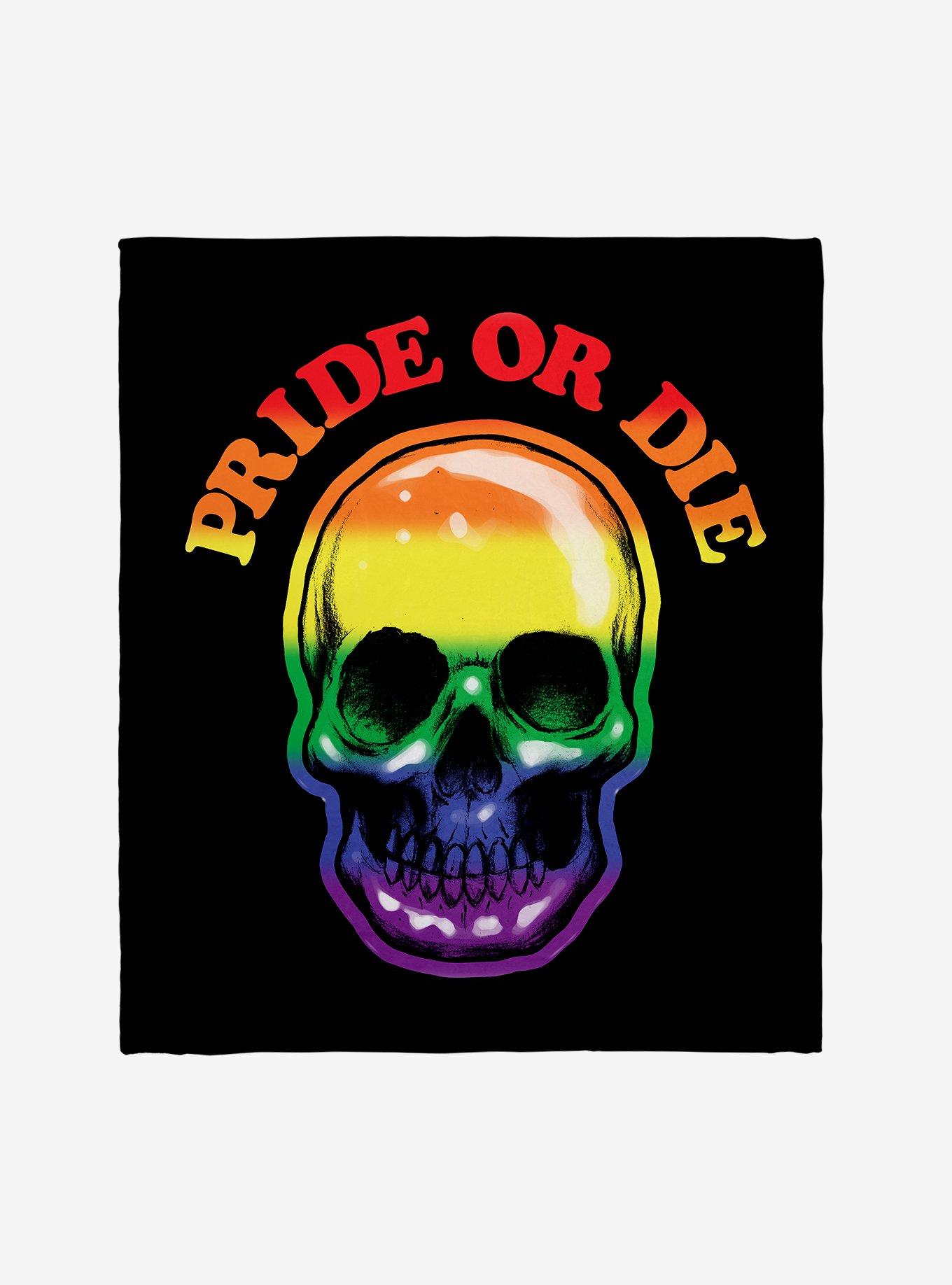 Pride Or Die Throw Blanket, , hi-res