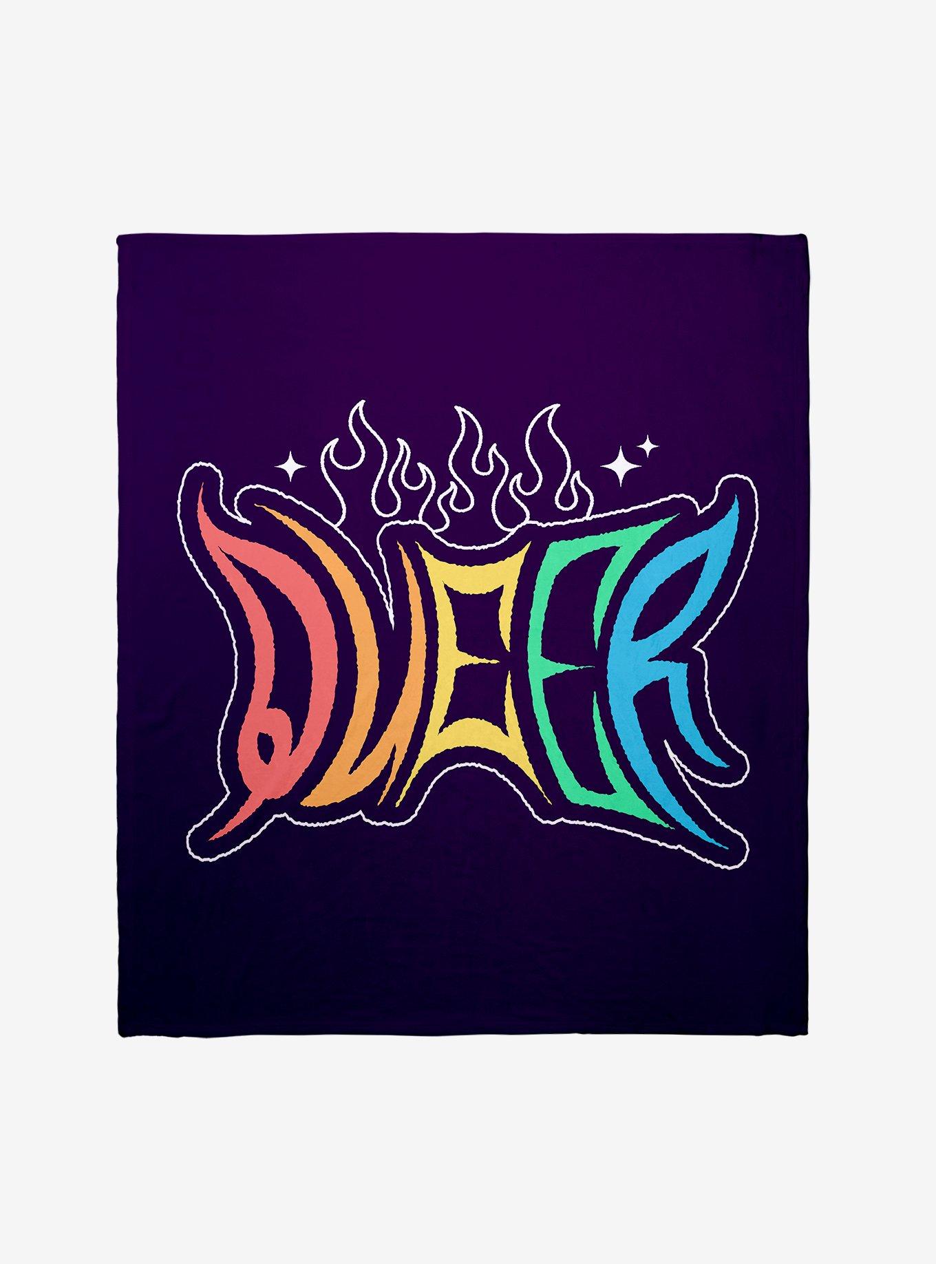 Queer Falmes Throw Blanket, , hi-res