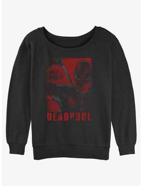 Marvel Deadpool & Wolverine Poster Deadpool SNIKT Womens Slouchy Sweatshirt, , hi-res