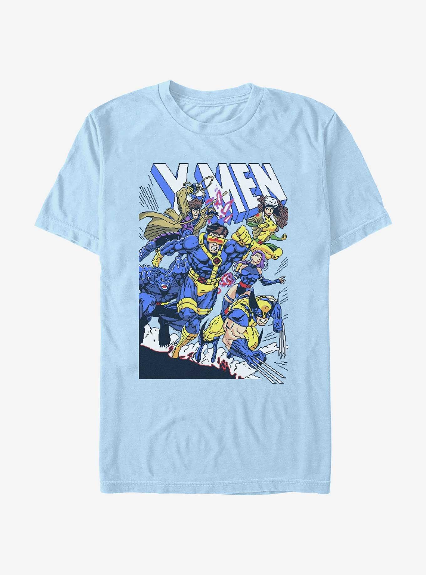 Marvel X-Men Dashing Forward T-Shirt, LT BLUE, hi-res