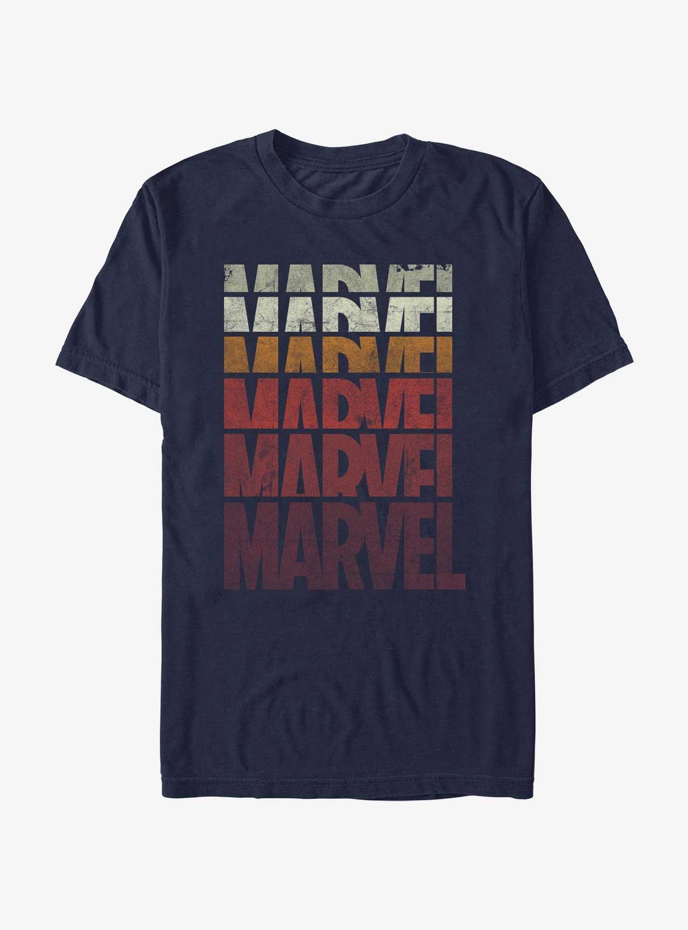 Marvel Logo Repeat T-Shirt, , hi-res