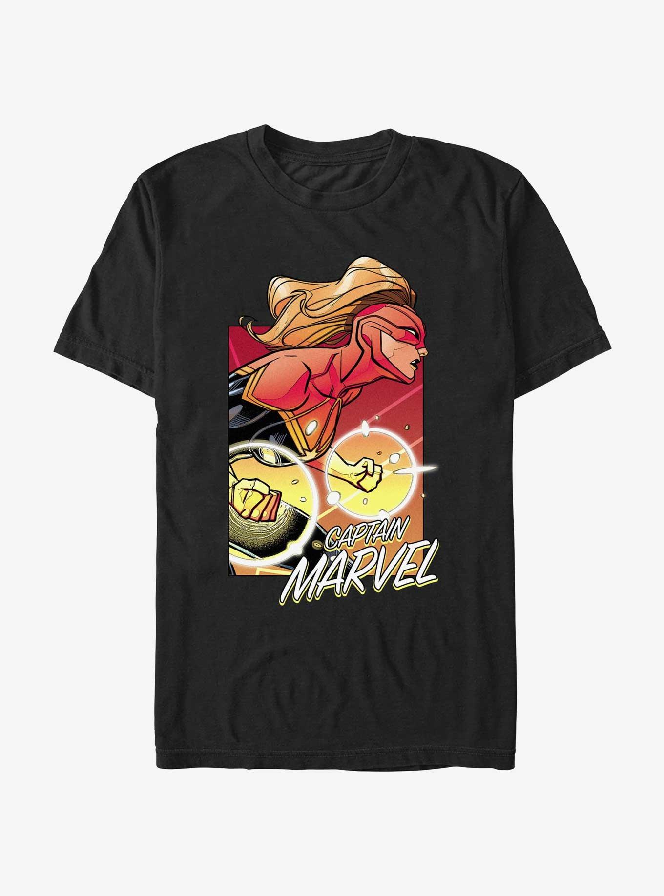 Marvel Captain Marvel Marvely T-Shirt, BLACK, hi-res