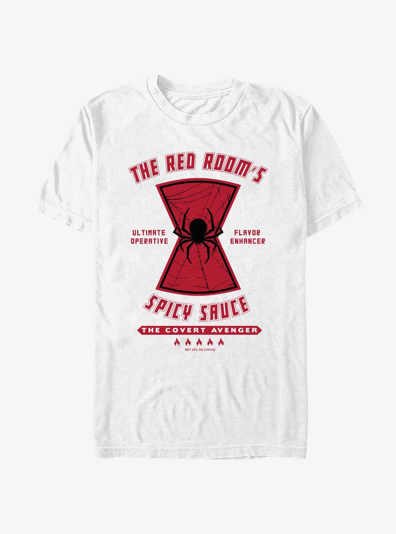 Marvel Black Widow Red Room Spicy Sauce T-Shirt, , hi-res