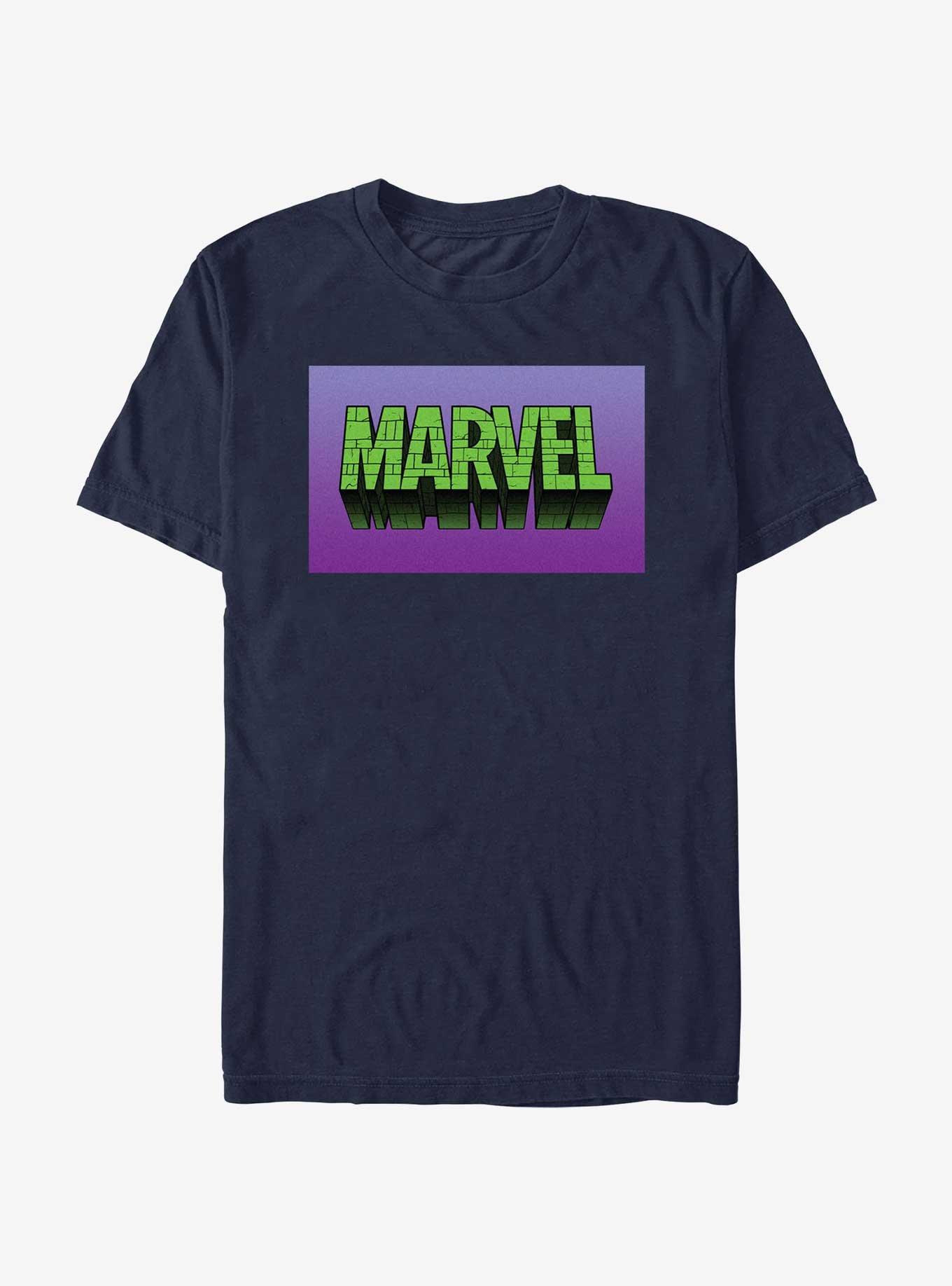 Marvel Brick Logo T-Shirt, , hi-res