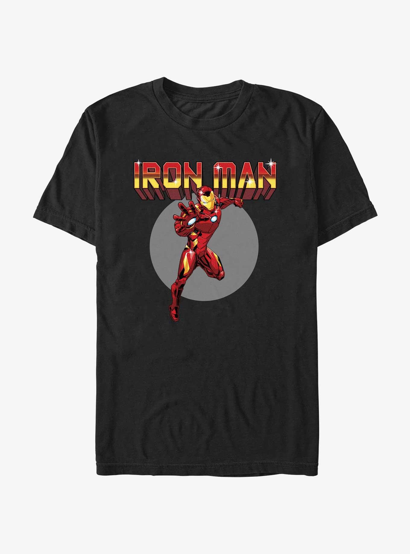 Marvel Iron Man Heavy Metal T-Shirt, BLACK, hi-res