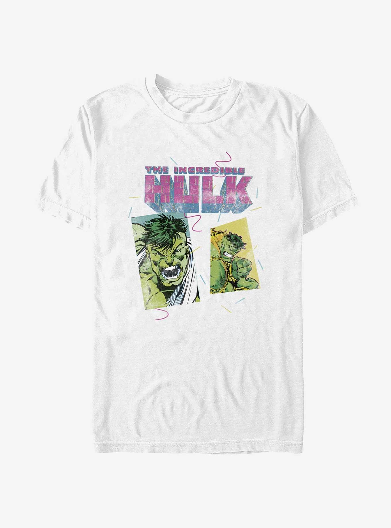 Marvel Hulk 90's Hulk Panels T-Shirt, WHITE, hi-res