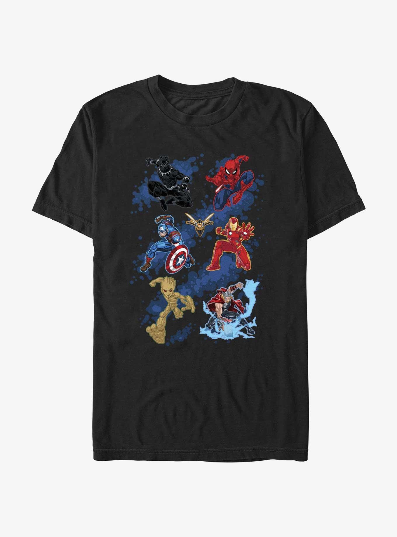 Marvel Black Panther Action Grid T-Shirt, BLACK, hi-res