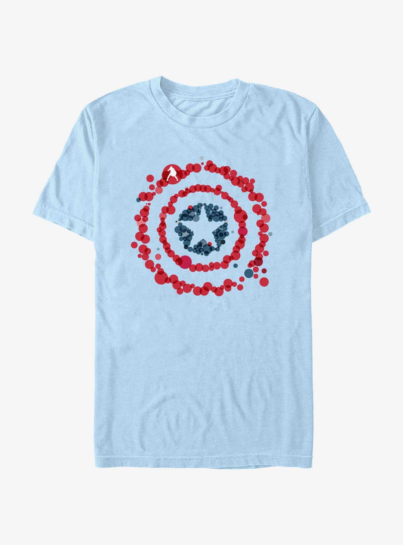 Marvel Captain America Bubble Shield?T-Shirt, LT BLUE, hi-res