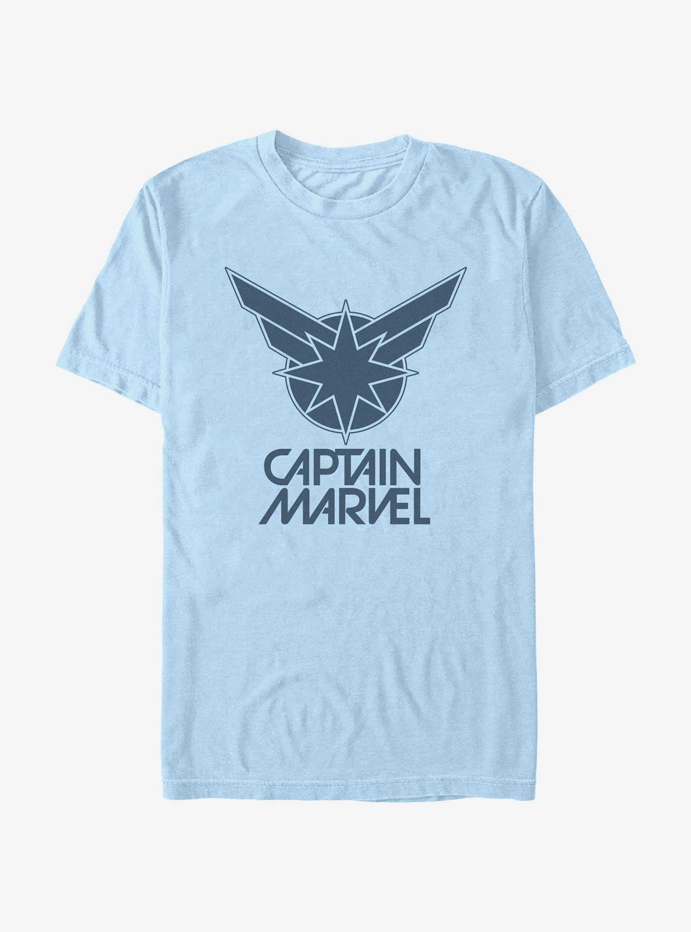 Marvel Captain Marvel Classic We Can Do It T-Shirt, LT BLUE, hi-res