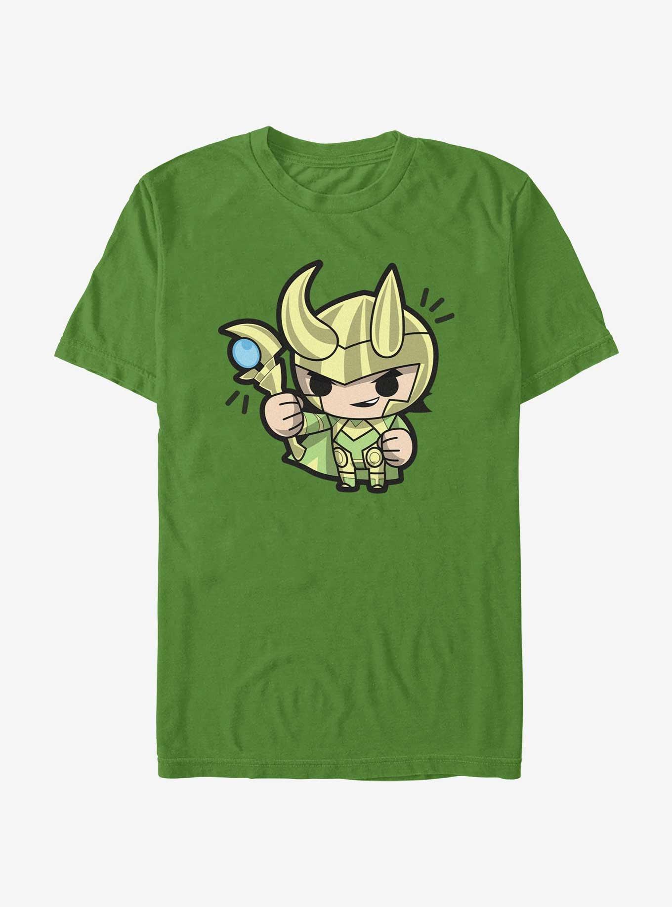 Marvel Loki Cute Little Loki T-Shirt - GREEN | BoxLunch